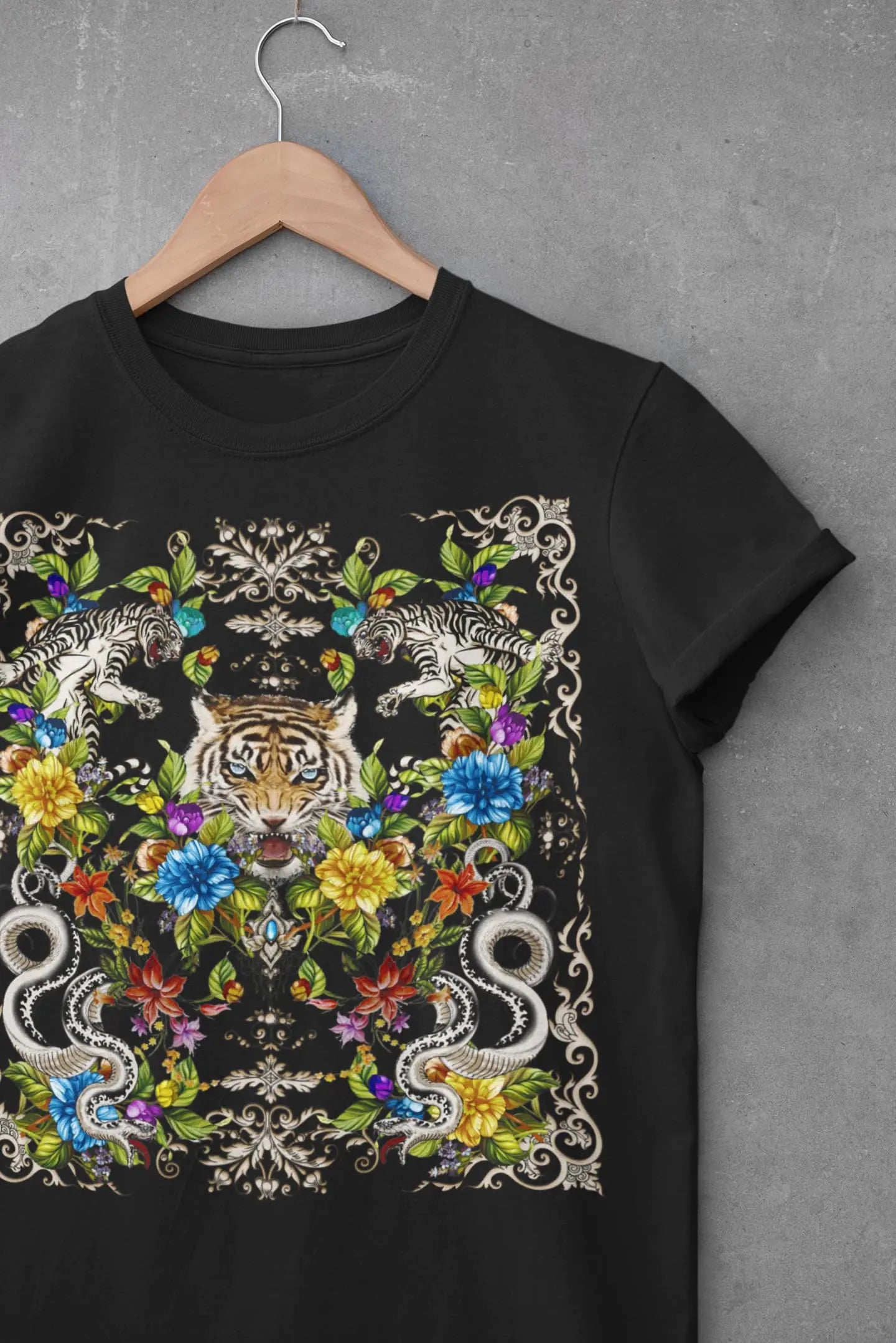 Tiger Kingdom Graphic Tee Shirt, Hoodie Sweatshirt