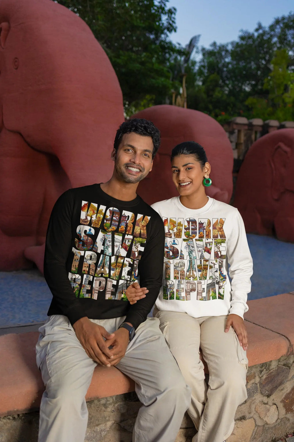 Work Save Travel Repeat  Graphic Tee Shirt, Hoodie Sweatshirt