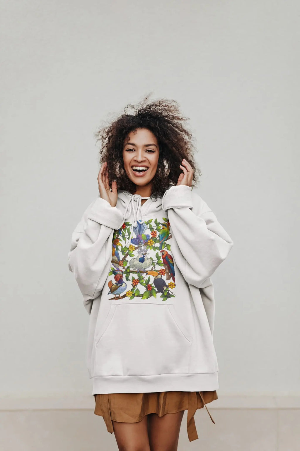 Tropical Bird Graphic Tee Shirt, Hoodie Sweatshirt