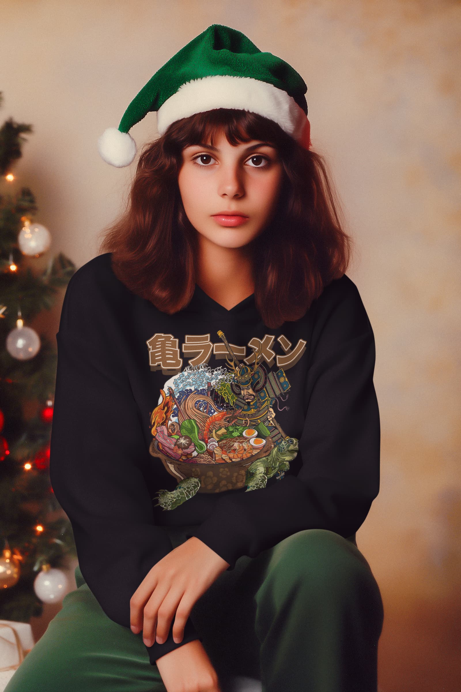 Samurai Turtle Ramen Graphic Tee Shirt, Hoodie Sweatshirt