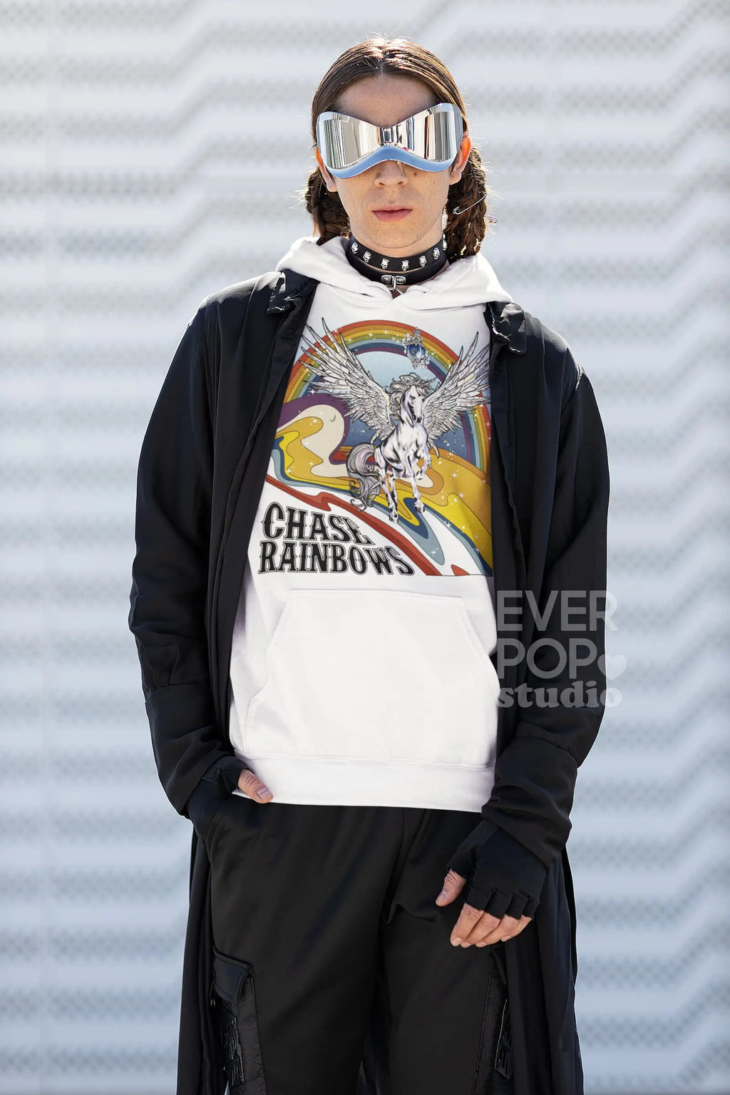Unicorn Rainbow Graphic Tee Shirt, Hoodie Sweatshirt