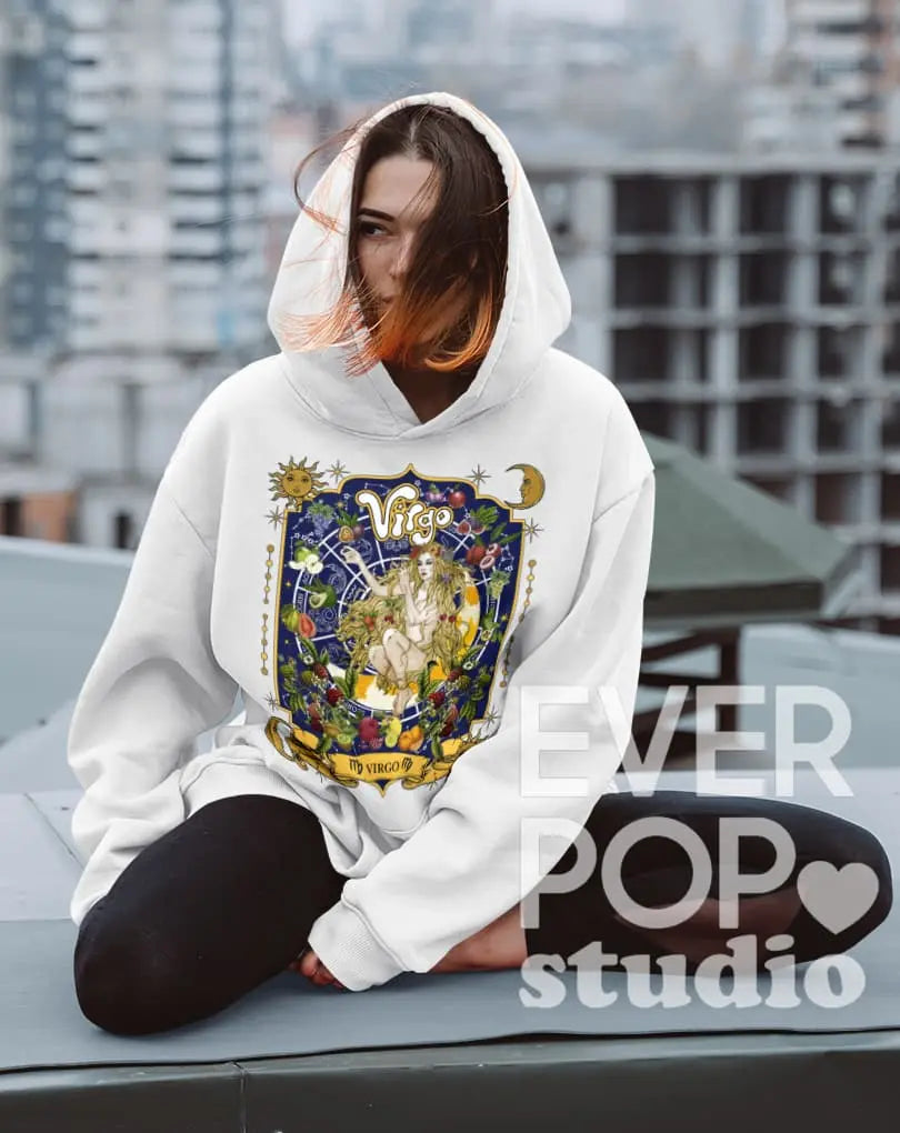 Virgo Zodiac Graphic Tee Shirt, Hoodie Sweatshirt