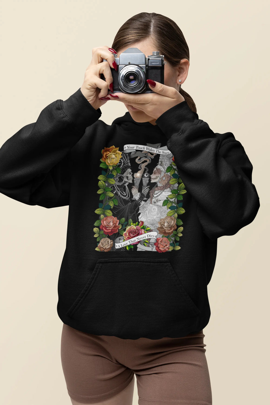 Skeleton Bride  Wedding Graphic Tee Shirt, Hoodie Sweatshirt