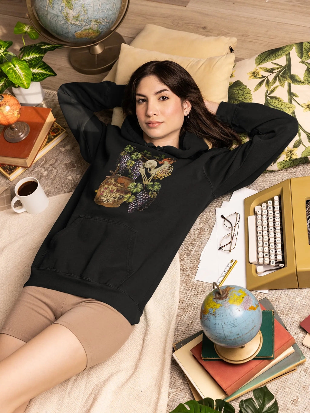 Skeleton of the Winery Graphic Tee Shirt, Hoodie Sweatshirt