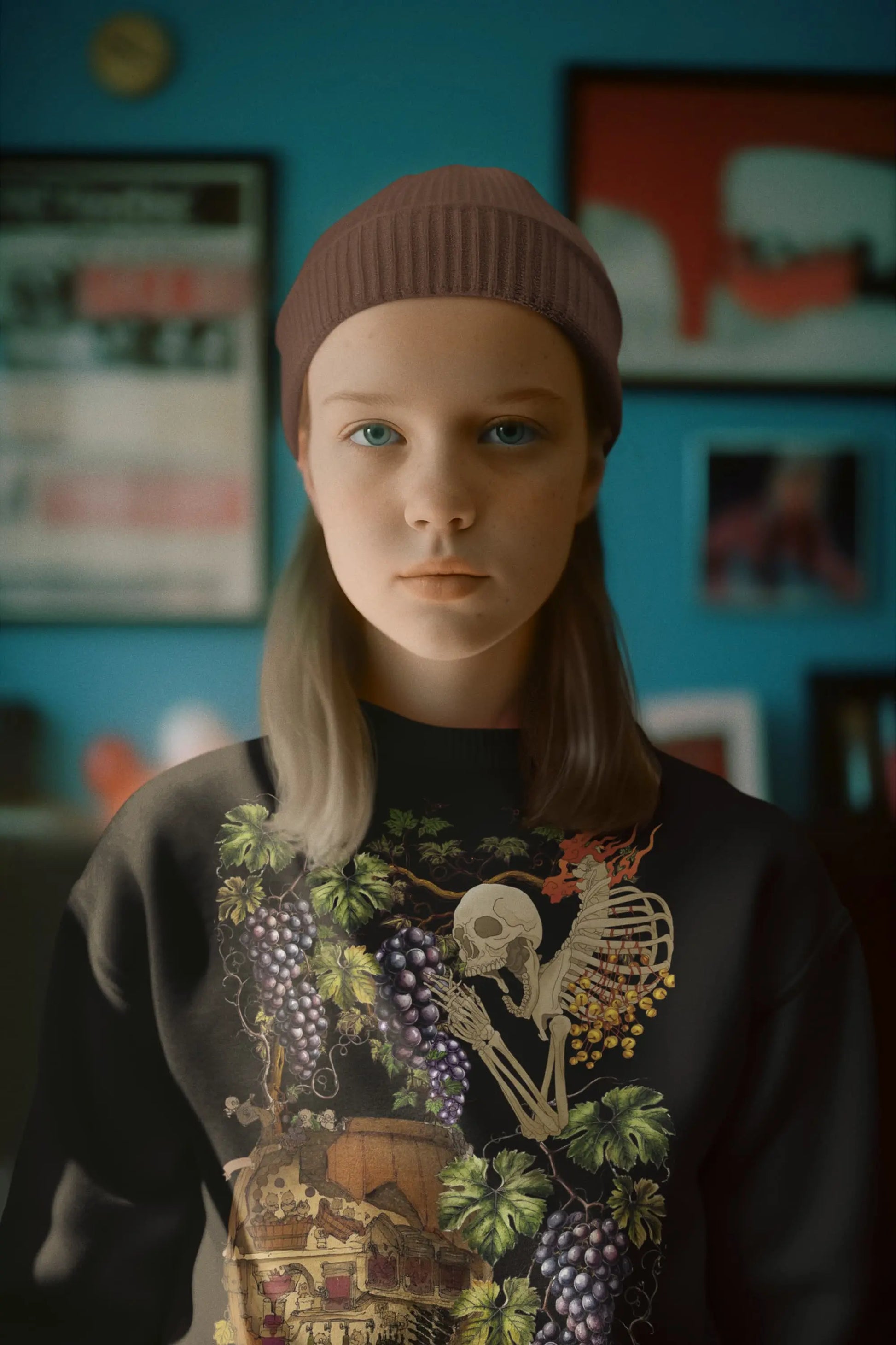 Skeleton of the Winery Graphic Tee Shirt, Hoodie Sweatshirt