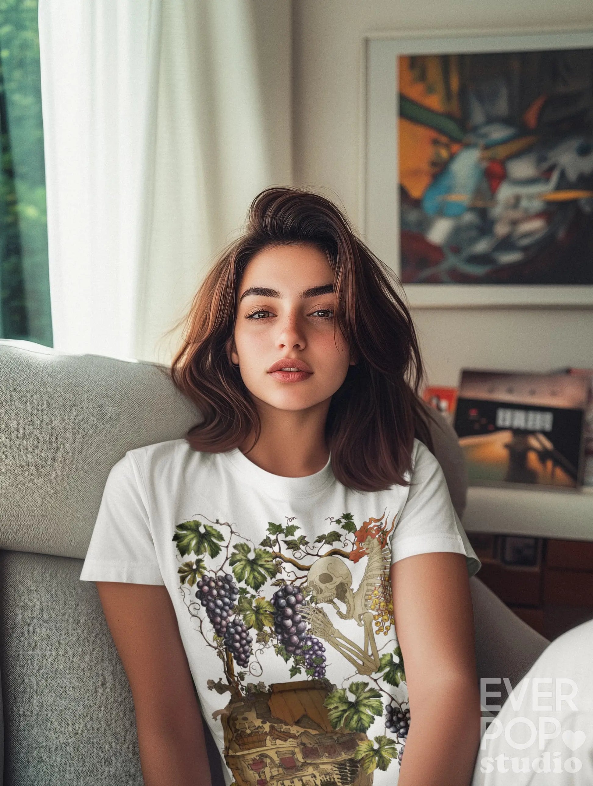 Skeleton of the Winery Graphic Tee Shirt, Hoodie Sweatshirt