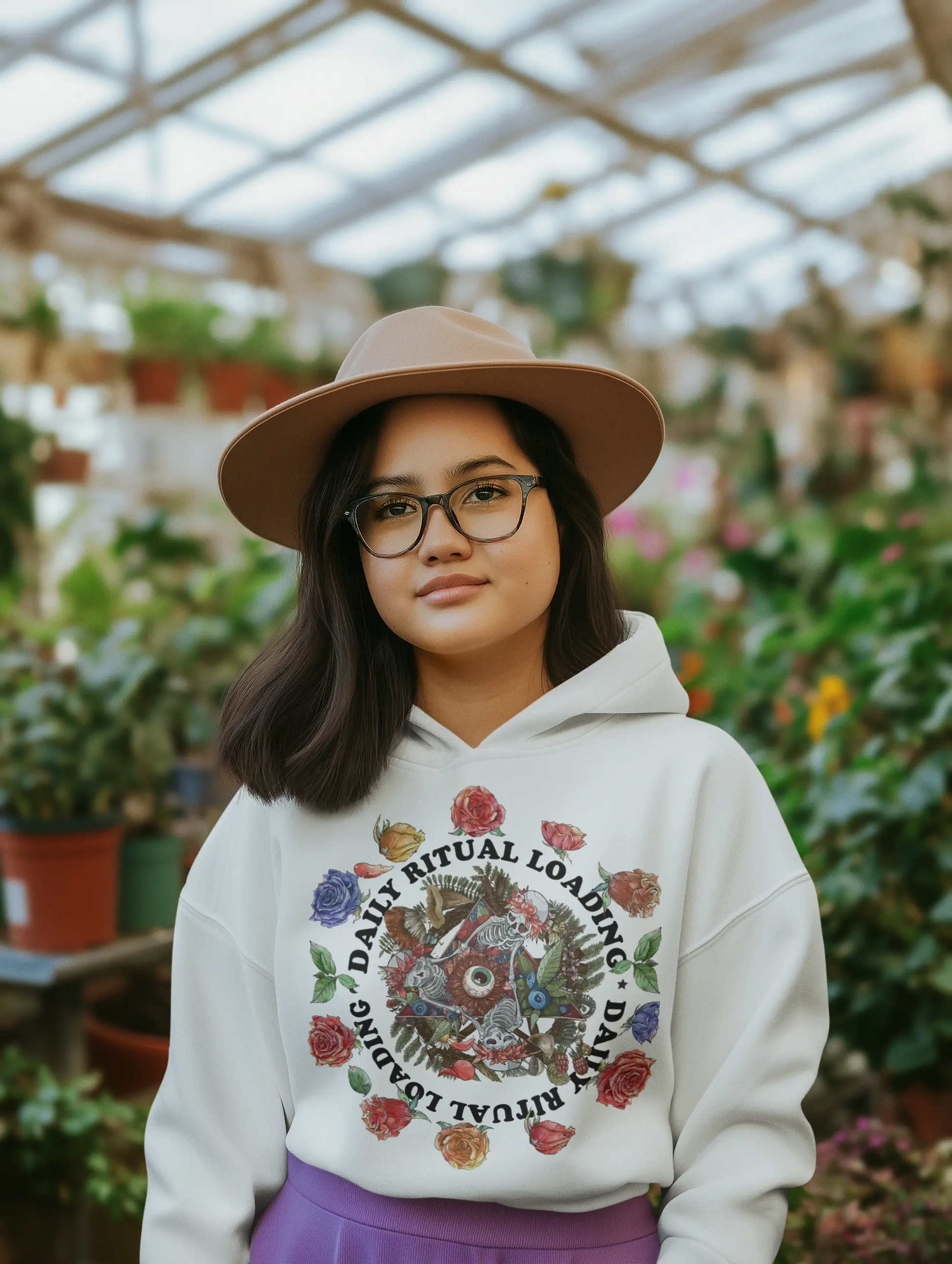 Circle of Witch Ritual Skull Graphic Tee Shirt, Hoodie Sweatshirt