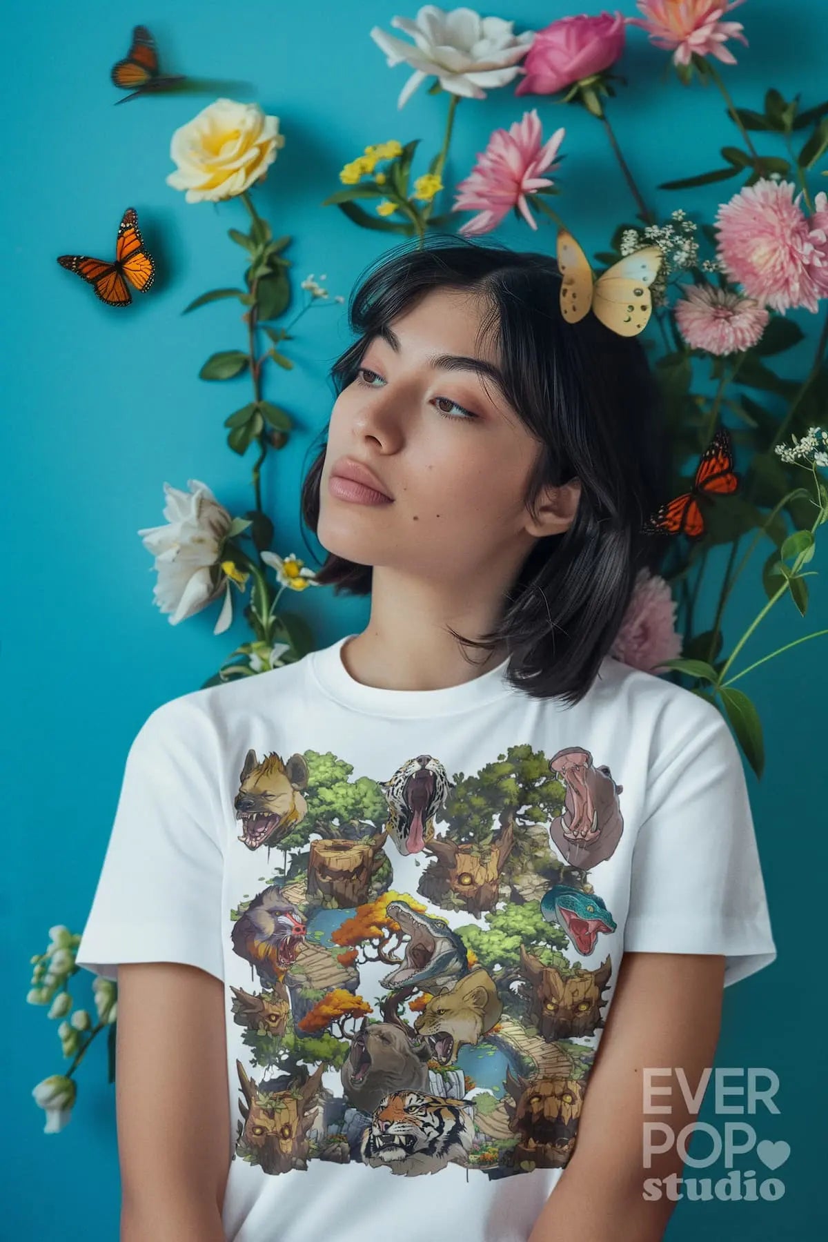 Woodland Animal  Graphic Tee Shirt, Hoodie Sweatshirt